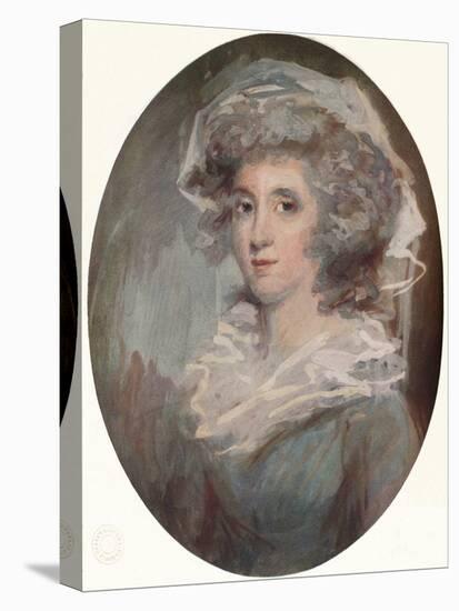 Miss O'Neil, c1776-1852, (1919)-George Chinnery-Stretched Canvas