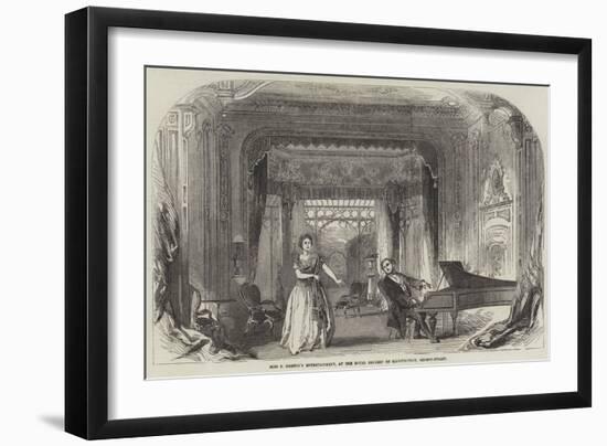 Miss P Horton's Entertainment, at the Royal Gallery of Illustration, Regent-Street-null-Framed Giclee Print