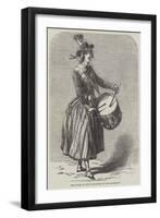 Miss Poole, in the Daughter of the Regiment-null-Framed Premium Giclee Print