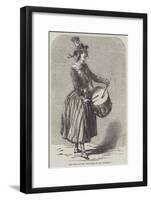 Miss Poole, in the Daughter of the Regiment-null-Framed Giclee Print