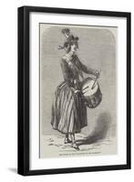 Miss Poole, in the Daughter of the Regiment-null-Framed Giclee Print