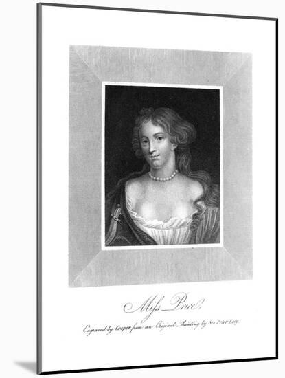 Miss Price-Sir Peter Lely-Mounted Giclee Print