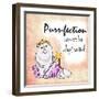 Miss Purrfection-Marcus Prime-Framed Art Print