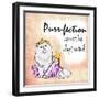 Miss Purrfection-Marcus Prime-Framed Art Print