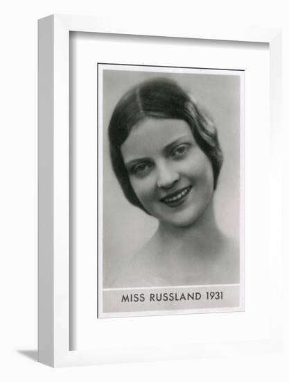 Miss Russia, Cig 1931-null-Framed Photographic Print