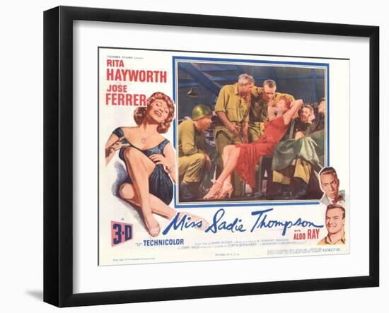 Miss Sadie Thompson, 1953-null-Framed Art Print