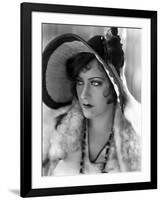 Miss Sadie Thompson by Raoul Walsh with Gloria Swanson, 1928 (b/w photo)-null-Framed Photo