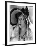 Miss Sadie Thompson by Raoul Walsh with Gloria Swanson, 1928 (b/w photo)-null-Framed Photo