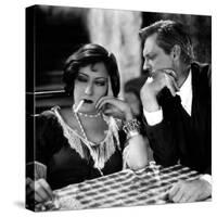 Miss Sadie Thompson by RaoulWalsh with Gloria Swanson and Lionel Barrymore, 1928 (b/w photo)-null-Stretched Canvas