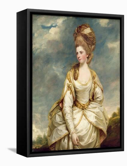 Miss Sarah Campbell, 1777-78-Sir Joshua Reynolds-Framed Stretched Canvas