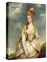 Miss Sarah Campbell, 1777-78-Sir Joshua Reynolds-Stretched Canvas