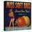 Miss Soft Ball Brand - Phoenix, Arizona - Citrus Crate Label-Lantern Press-Stretched Canvas