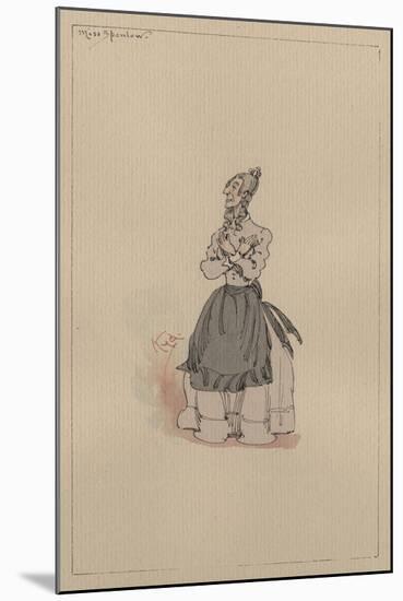 Miss Spenlow, C.1920s-Joseph Clayton Clarke-Mounted Giclee Print