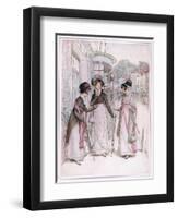 Miss Susan: They Have Suspected for a Week-Hugh Thomson-Framed Giclee Print