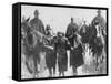 Miss Sylvia Pankhurst Taken Into Custody by Policemen During Women's Suffrage Protest-null-Framed Stretched Canvas