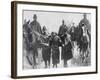 Miss Sylvia Pankhurst Taken Into Custody by Policemen During Women's Suffrage Protest-null-Framed Premium Photographic Print