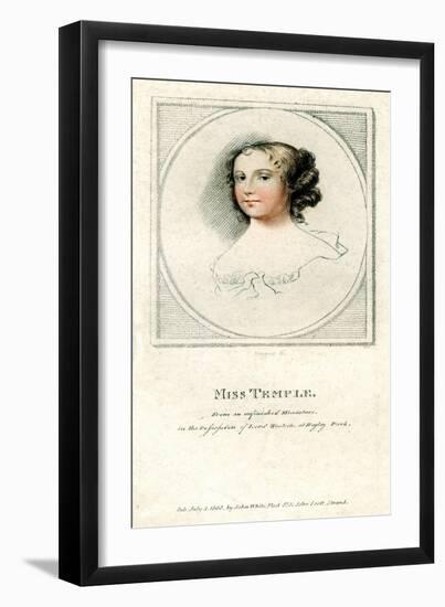 Miss Temple, C1720-Bocquet-Framed Giclee Print