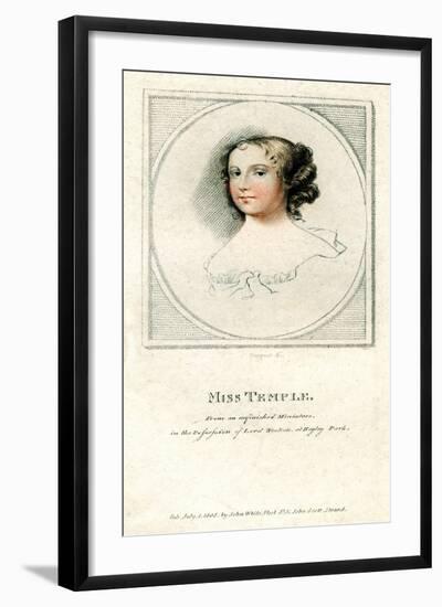 Miss Temple, C1720-Bocquet-Framed Giclee Print