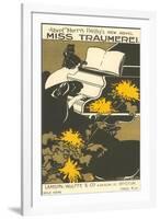 Miss Traumerei, Novel Cover-null-Framed Art Print