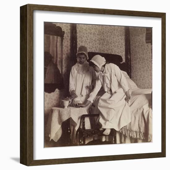 Miss Van Buren and Miss Willoughbly, c.1890-Thomas Cowperthwait Eakins-Framed Photographic Print