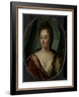 Miss Van Gool, Lady Companion of Clara Van Citters-Godfried Schalcken-Framed Art Print