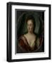 Miss Van Gool, Lady Companion of Clara Van Citters-Godfried Schalcken-Framed Art Print