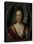 Miss Van Gool, Lady Companion of Clara Van Citters-Godfried Schalcken-Stretched Canvas