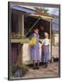 Miss Violet And Daisy-Bill Makinson-Stretched Canvas