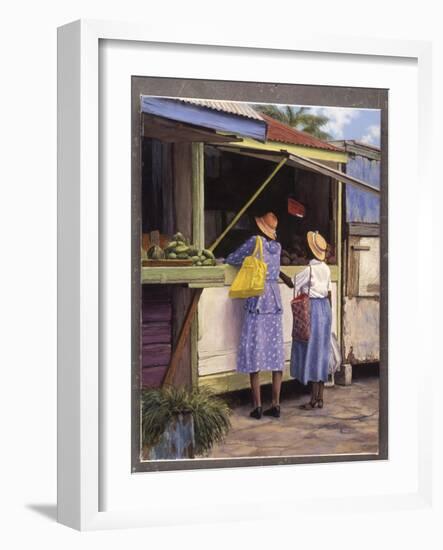 Miss Violet And Daisy-Bill Makinson-Framed Giclee Print
