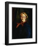 Miss Violet Organ (Katie McNamara)-Henri Robert-Framed Giclee Print