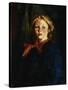 Miss Violet Organ (Katie McNamara)-Robert Henri-Stretched Canvas