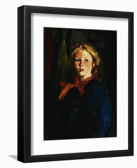 Miss Violet Organ (Katie McNamara)-Robert Henri-Framed Giclee Print