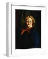 Miss Violet Organ (Katie McNamara)-Robert Henri-Framed Giclee Print