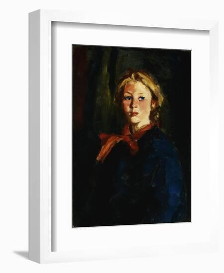 Miss Violet Organ (Katie McNamara)-Robert Henri-Framed Giclee Print