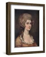 Miss Whitefoorde, c1754-1802, (1914)-George Romney-Framed Giclee Print