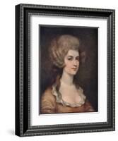 Miss Whitefoorde, c1754-1802, (1914)-George Romney-Framed Giclee Print