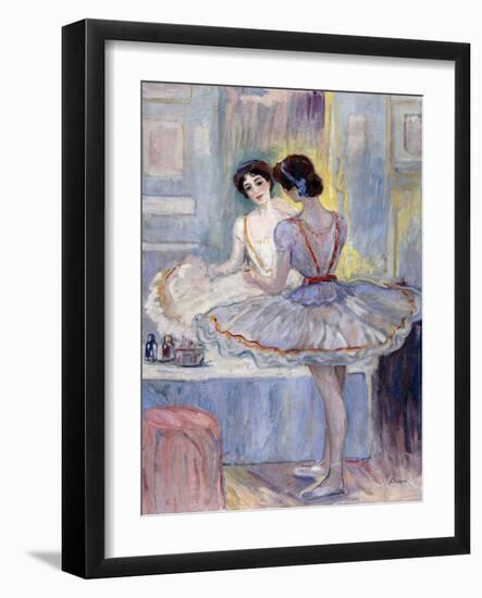 Miss Zambelli in Her Dressing Room; Mademoiselle Zambelli Dans Sa Loge, 1912-Henri Lebasque-Framed Giclee Print