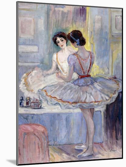 Miss Zambelli in Her Dressing Room; Mademoiselle Zambelli Dans Sa Loge, 1912-Henri Lebasque-Mounted Giclee Print