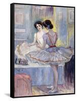 Miss Zambelli in her Dressing Room-Henri Lebasque-Framed Stretched Canvas