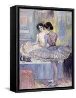 Miss Zambelli in her Dressing Room-Henri Lebasque-Framed Stretched Canvas