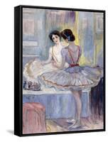 Miss Zambelli in her Dressing Room-Henri Lebasque-Framed Stretched Canvas