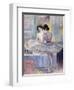 Miss Zambelli in her Dressing Room-Henri Lebasque-Framed Giclee Print