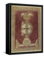 Missale Romanum. Illuminated Initial Letters T and E with a Geometric Interlace-null-Framed Stretched Canvas