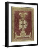 Missale Romanum. Illuminated Initial Letters T and E with a Geometric Interlace-null-Framed Art Print