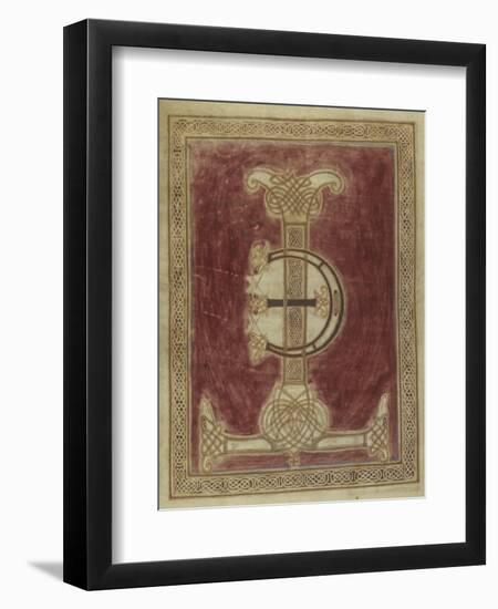 Missale Romanum. Illuminated Initial Letters T and E with a Geometric Interlace-null-Framed Art Print