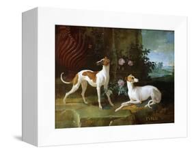 Misse and Turlu, Two Greyhounds of Louis XV-Jean-Baptiste Oudry-Framed Stretched Canvas