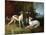 Misse and Turlu, Two Greyhounds of Louis XV-Jean-Baptiste Oudry-Mounted Giclee Print