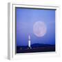 Missile and Moon at Huntsville Ala. - Dr. Von Braun's Team-Andreas Feininger-Framed Photographic Print