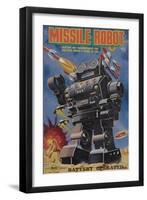 Missile Robot-null-Framed Art Print