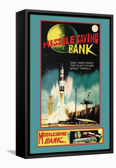 Missile Savings Bank-null-Framed Stretched Canvas